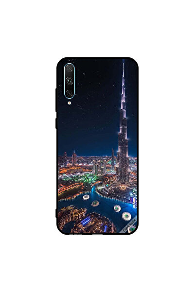 Covernex غطاء حماية لهاتف Honor 30i مع منظر ليلي لوسط المدينة