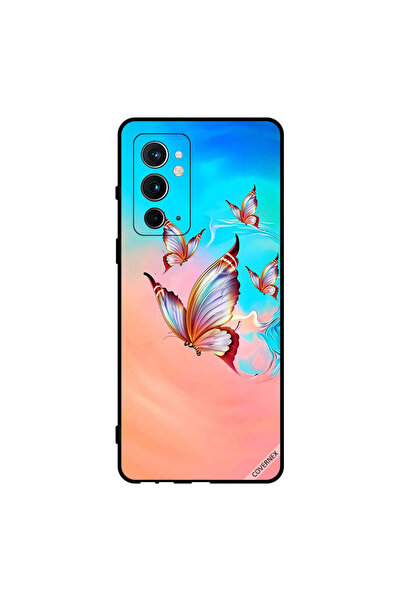 Covernex غطاء حماية لهاتف Oneplus 9RT 5G، فراشات تحلق فوق لون الطلاء