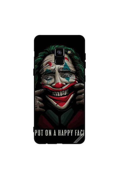 Covernex غطاء حماية لهاتف سامسونج جالاكسي A8+ (2018) ضع وجهًا سعيدًا