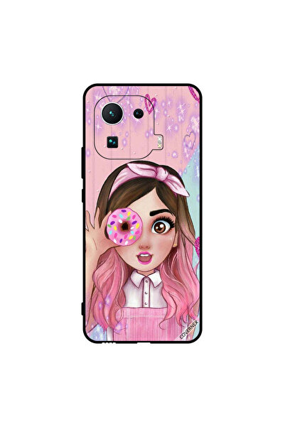 Covernex غطاء حماية لهاتف شاومي مي 11 برو فتاة صغيرة لطيفة تحمل دونات