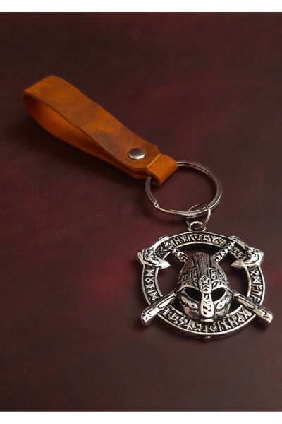 BSN Store Sparta Warrior Figure Keychain Premium Hand Made Real Leather Keychain