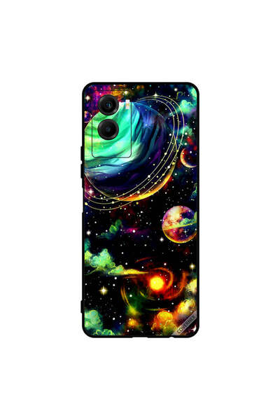 Covernex غطاء حماية لهاتف Vivo Y55s 5G، نباتات زحل