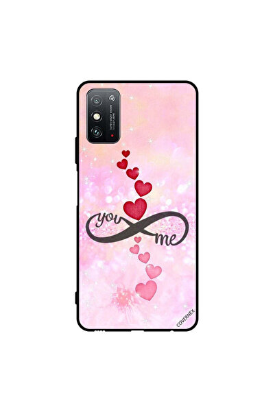 Covernex غطاء حماية لهاتف Honor X10 Max 5G - قلوب حمراء ووردية - You Infinity Me