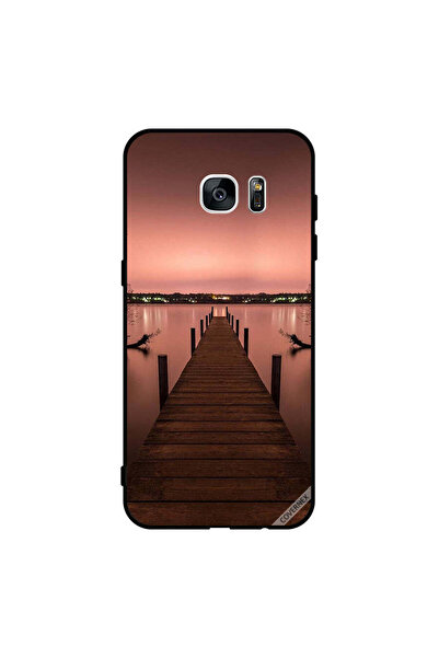 Covernex غطاء حماية لهاتف سامسونج جالاكسي إس 7 إيدج - مسار إلى البحر مساءً