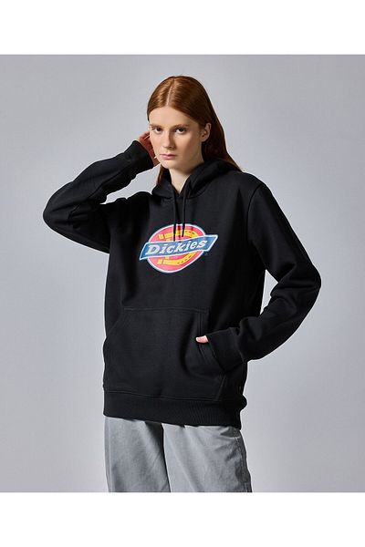 Dickies Ανδρικό λογότυπο μαύρο Dickies με κουκούλα μαύρο