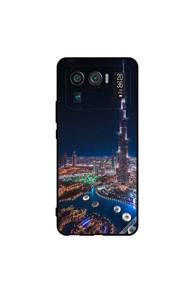 Covernex غطاء حماية لهاتف شاومي مي 11 ألترا - منظر ليلي لوسط المدينة