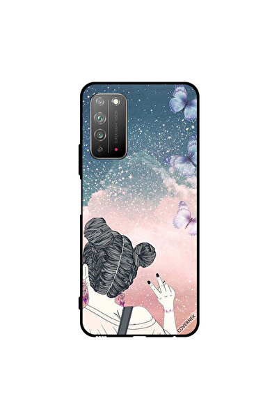 Covernex غطاء حماية لهاتف Honor X10 5G فتاة تصنع علامة النصر