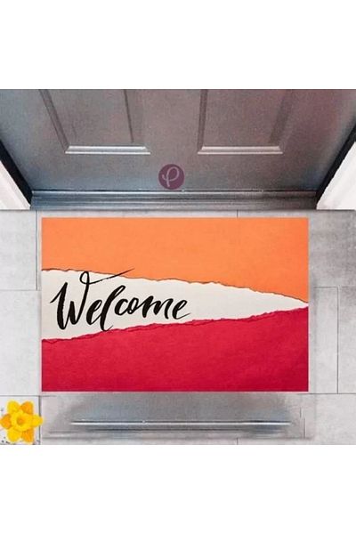 Home Digital Printed Decorative Door Mat - Welcome P-2344