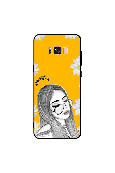 Covernex غطاء حماية لهاتف سامسونج جالاكسي S8+ - فتاة تحب خيالات النظارات