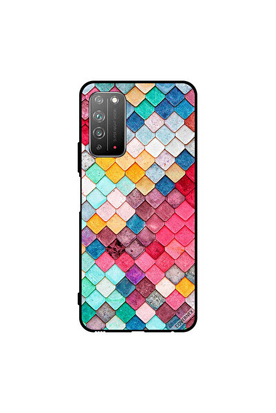 Covernex غطاء حماية لهاتف Honor X10 5G بنمط مربع ماسي