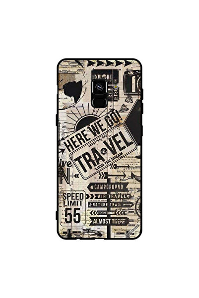 Covernex غطاء حماية لهاتف سامسونج جالكسي A8+ (2018) مطبوع عليه عبارة Here We ...