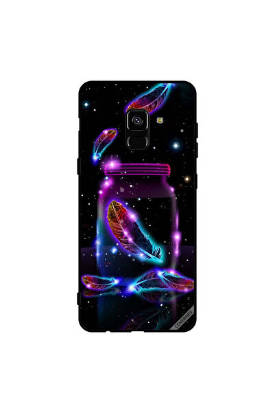 Covernex غطاء حماية لهاتف سامسونج جالاكسي A8+ (2018) ريش في جرة