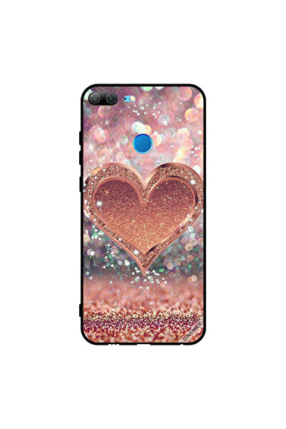 Covernex غطاء حماية لهاتف Honor 9 Lite - قلب ذهبي لامع