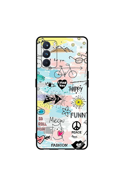 Covernex غطاء حماية لهاتف Oppo K9 Pro Doodle Meow Enjoy