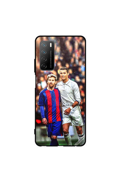 Covernex غطاء حماية لهاتف Honor Play 4 ميسي ورونالدو
