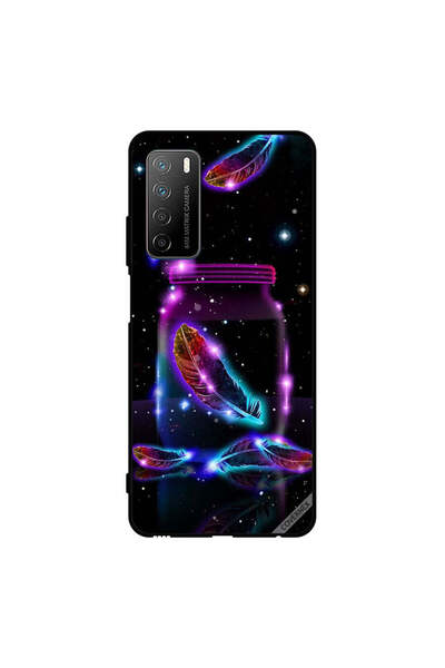 Covernex غطاء حماية لهاتف Honor Play 4 بتصميم ريش في جرة