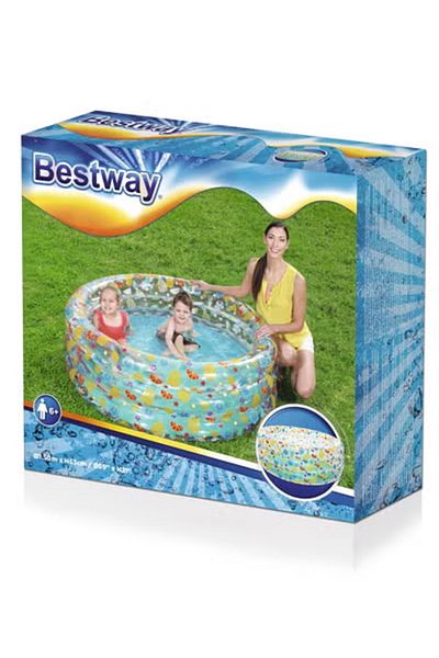 BESTWAY Bestway® Sea Life 3-Layer Inflatable Pool 170X53 cm - 26-51048
