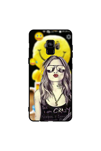 Covernex غطاء حماية لهاتف سامسونج جالاكسي A8+ (2018) نعم أنا مجنون، العادي ممل