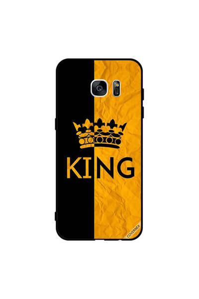 Covernex غطاء حماية لهاتف سامسونج جالاكسي S7 إيدج - أسود وأصفر