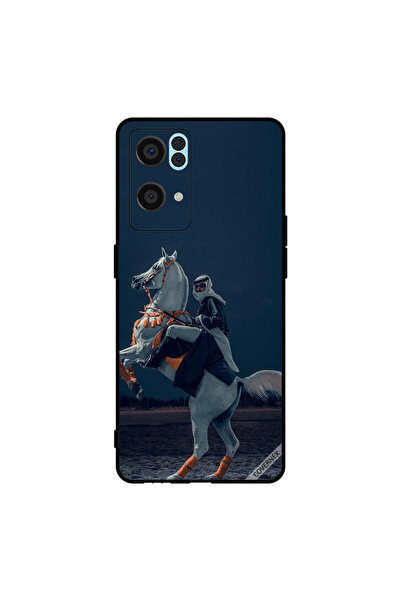 Covernex غطاء حماية لهاتف Oppo Reno7 Pro 5G شاب على حصان