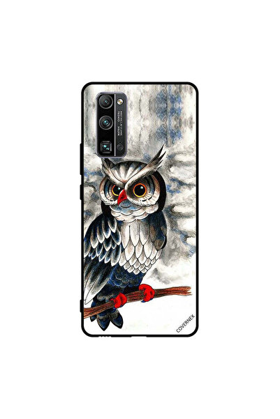 Covernex غطاء حماية لهاتف Honor 30 Pro+ بتصميم رسمة بومة