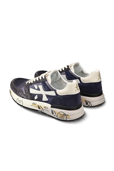 Premiata Hakiki Deri Heritage Serisi Sneaker 7209 Blue Whıte