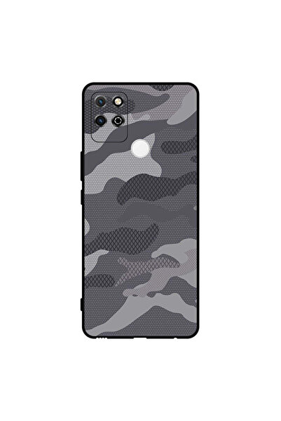 Covernex غطاء حماية لهاتف Honor Play 5T بنمط تمويه رمادي