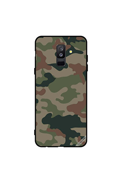 Covernex غطاء حماية لهاتف سامسونج جالاكسي A6+ (2018) بنمط مموه باللونين الأخض...