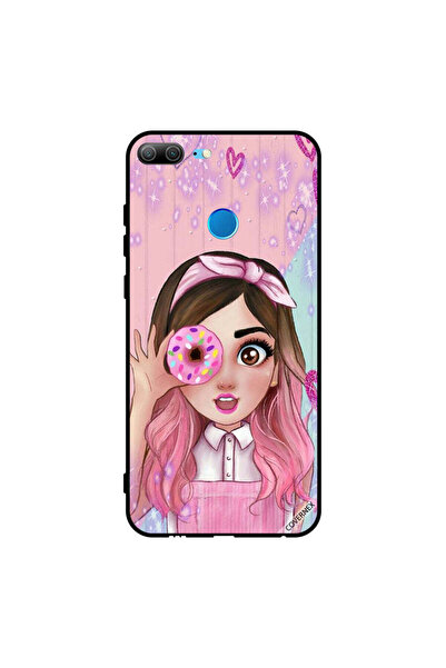 Covernex Protective Case Cover For Honor 9 Lite Cute Little Girl Holding Donut