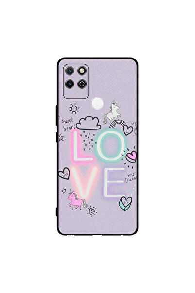 Covernex غطاء حماية لهاتف Honor Play 5T بتصميم قلب حلو وحب وحيد القرن