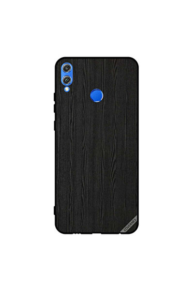 Covernex غطاء حماية لهاتف Honor 8X بنمط خشبي أسود