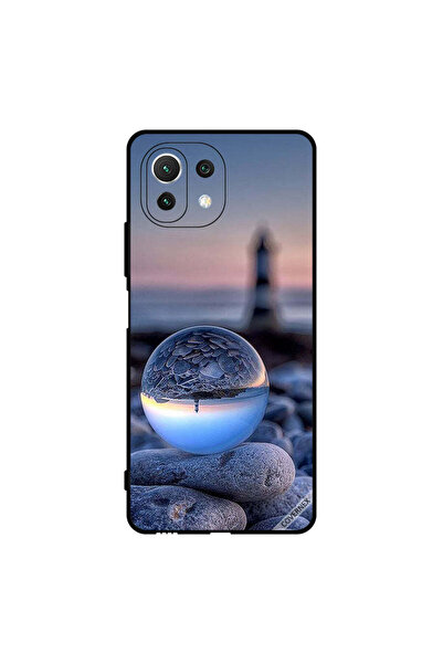 Covernex غطاء حماية لهاتف شاومي مي 11 لايت، تصوير رائع للطبيعة في زجاج دائري