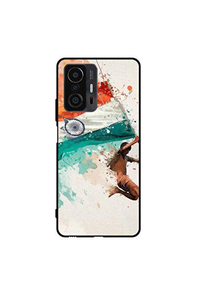 Covernex غطاء حماية لهاتف Xiaomi 11T يحمل علم الهند أثناء الطيران