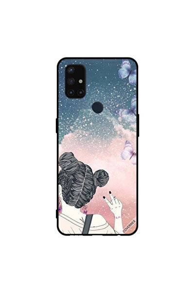 Covernex غطاء حماية لهاتف Oneplus Nord N10 5G فتاة تصنع علامة النصر
