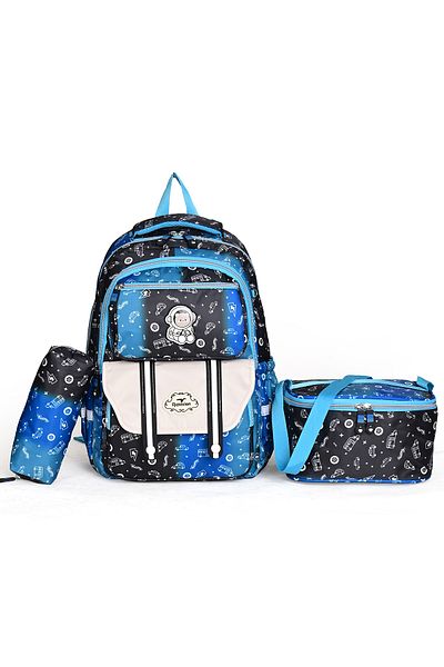 Relaxion 1380 Triple Set – School Bag, Lunchbox & Pen Holder