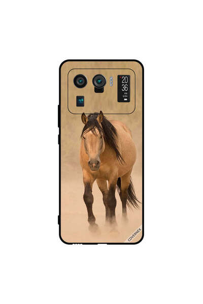 Covernex غطاء حماية لهاتف شاومي مي 11 ألترا - سباق الخيل البني