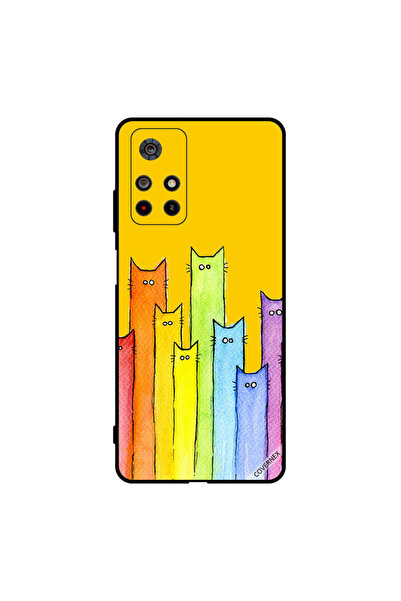 Covernex غطاء حماية لهاتف Poco M4 Pro - فن دمية القطة