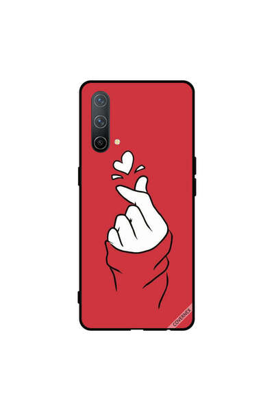 Covernex غطاء حماية لهاتف Oneplus Nord CE 5G Snap Love أحمر