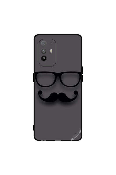 Covernex غطاء حماية لهاتف Oppo A95 - أسود زجاجي وشارب