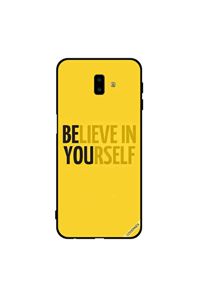 Covernex غطاء حماية لهاتف سامسونج جالاكسي J6+ - ثق بنفسك - أصفر