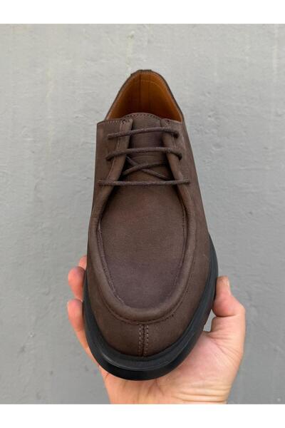 Nobel 100% ΓΝΗΣΙΟ ΔΕΡΜΑ NUBUCK ΑΝΔΡΙΚΑ ΠΑΠΟΥΤΣΙΑ LOAFER, ΑΝΑΤΟΜΙΚΗ ΔΕΡΜΑΤΙΝΗ ΣΟΛΑ