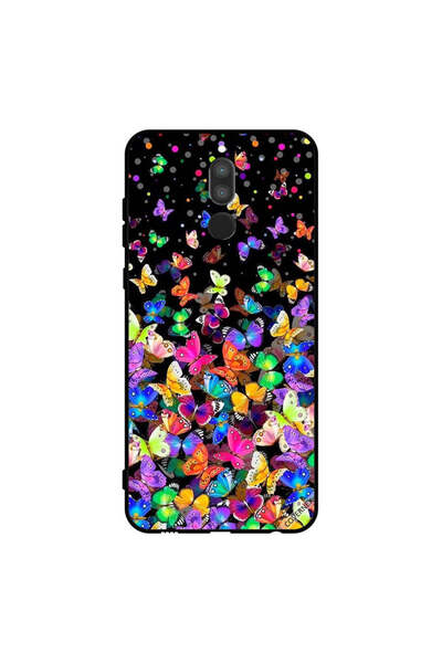 Covernex غطاء حماية لهاتف هواوي ميت 10 لايت - فراشات صغيرة متعددة الألوان