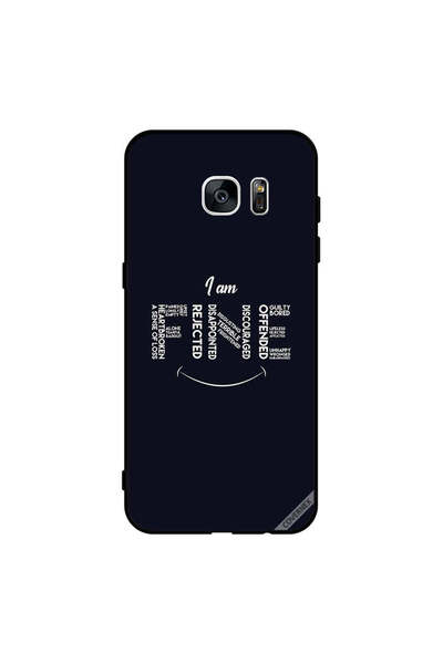 Covernex غطاء حماية لهاتف سامسونج جالاكسي S7 إيدج، أنا بخير، مرفوض