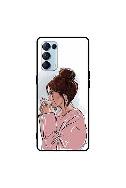 Covernex غطاء حماية لهاتف Oppo Reno5 Pro 5G بطباعة شرب الشاي