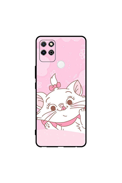 Covernex غطاء حماية لهاتف Honor Play 5T بتصميم مشبك شعر وردي