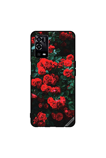 Covernex غطاء حماية لهاتف Oppo A55/56 - حديقة الورود الحمراء