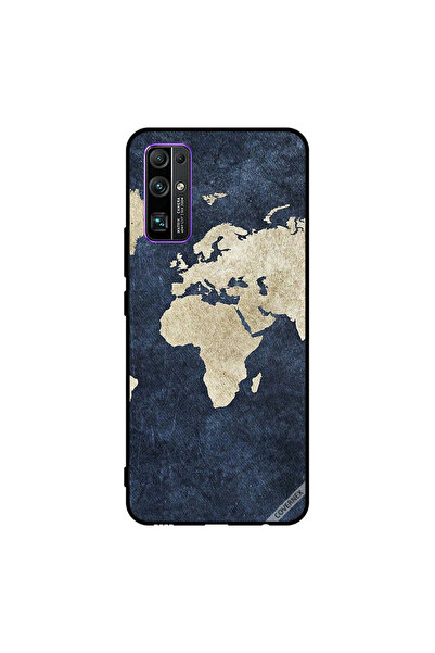 Covernex غطاء حماية لهاتف Honor 30 بنمط خريطة على الجينز