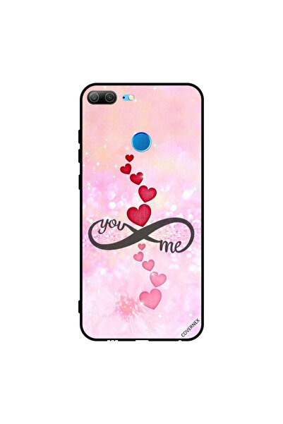 Covernex غطاء حماية لهاتف Honor 9 Lite - قلوب حمراء ووردية - You Infinity Me