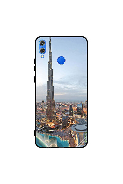 Covernex غطاء حماية لهاتف Honor 8X منظر جميل لوسط مدينة دبي