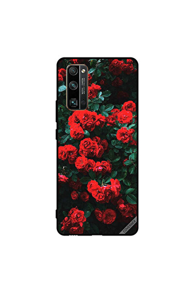 Covernex غطاء حماية لهاتف Honor 30 Pro - حديقة الورود الحمراء